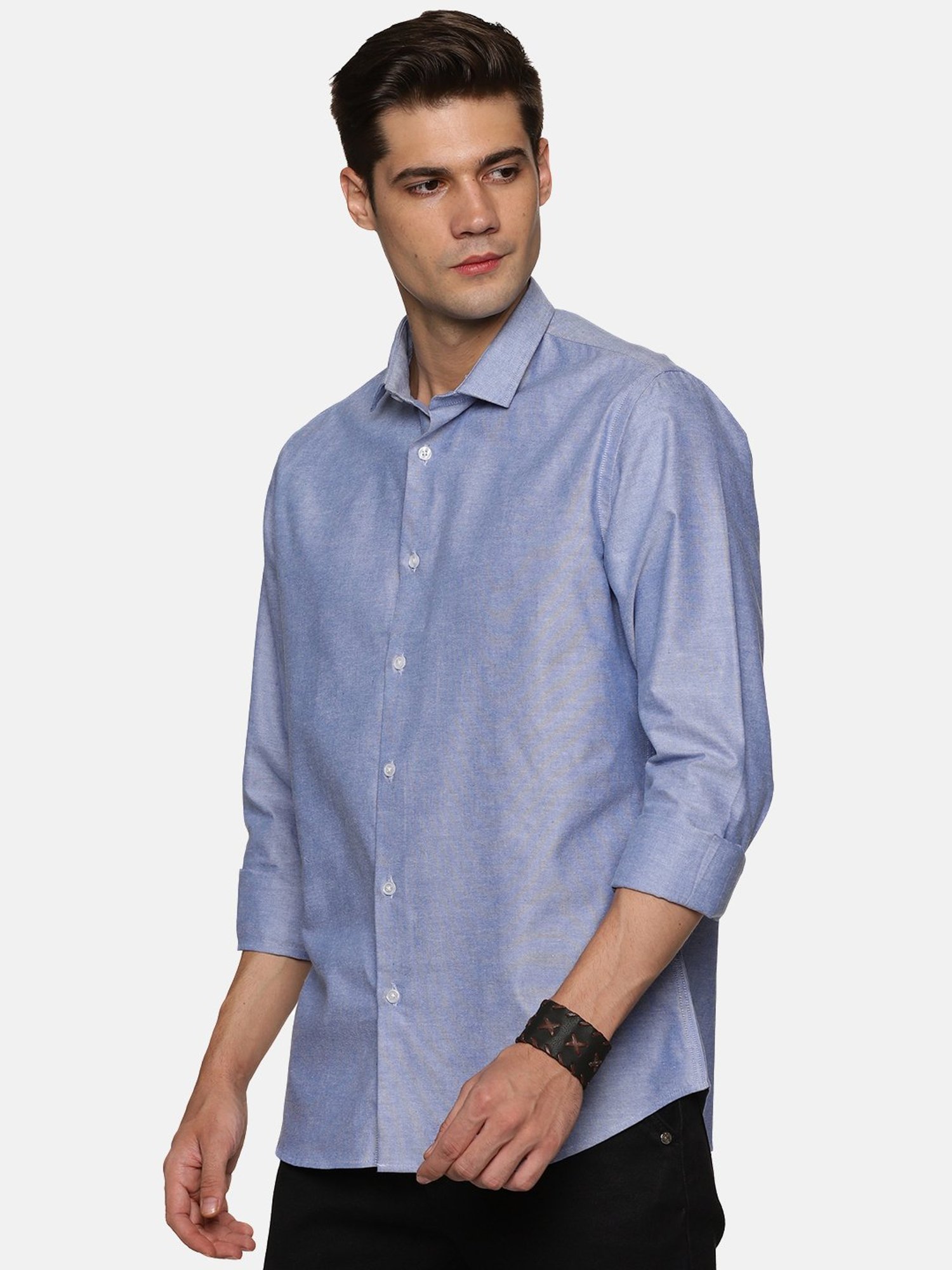 Don Vino Blue Regular Fit Shirt