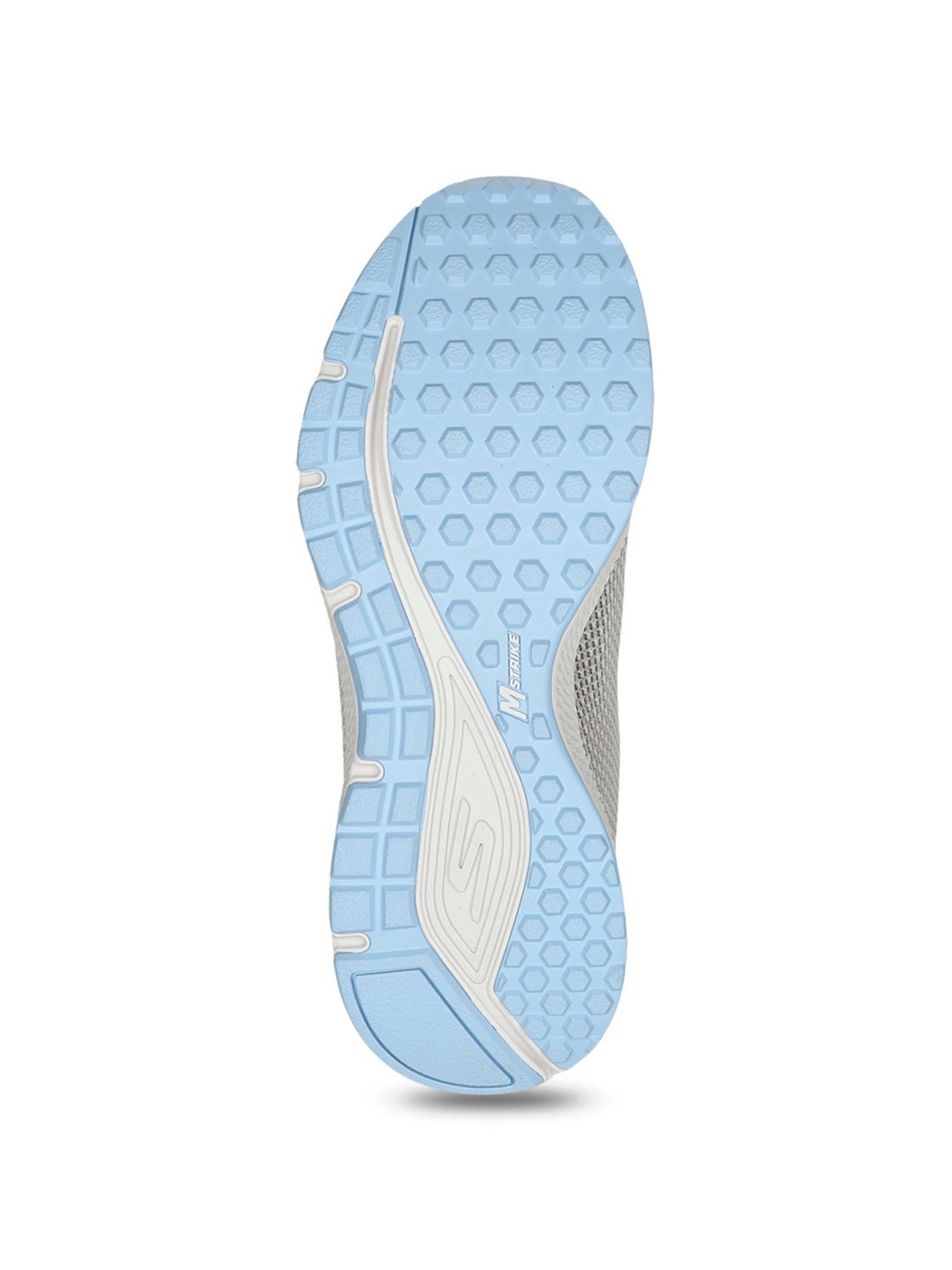 Skechers Women's GO RUN CONSISTENT Grey Blue Running Shoes