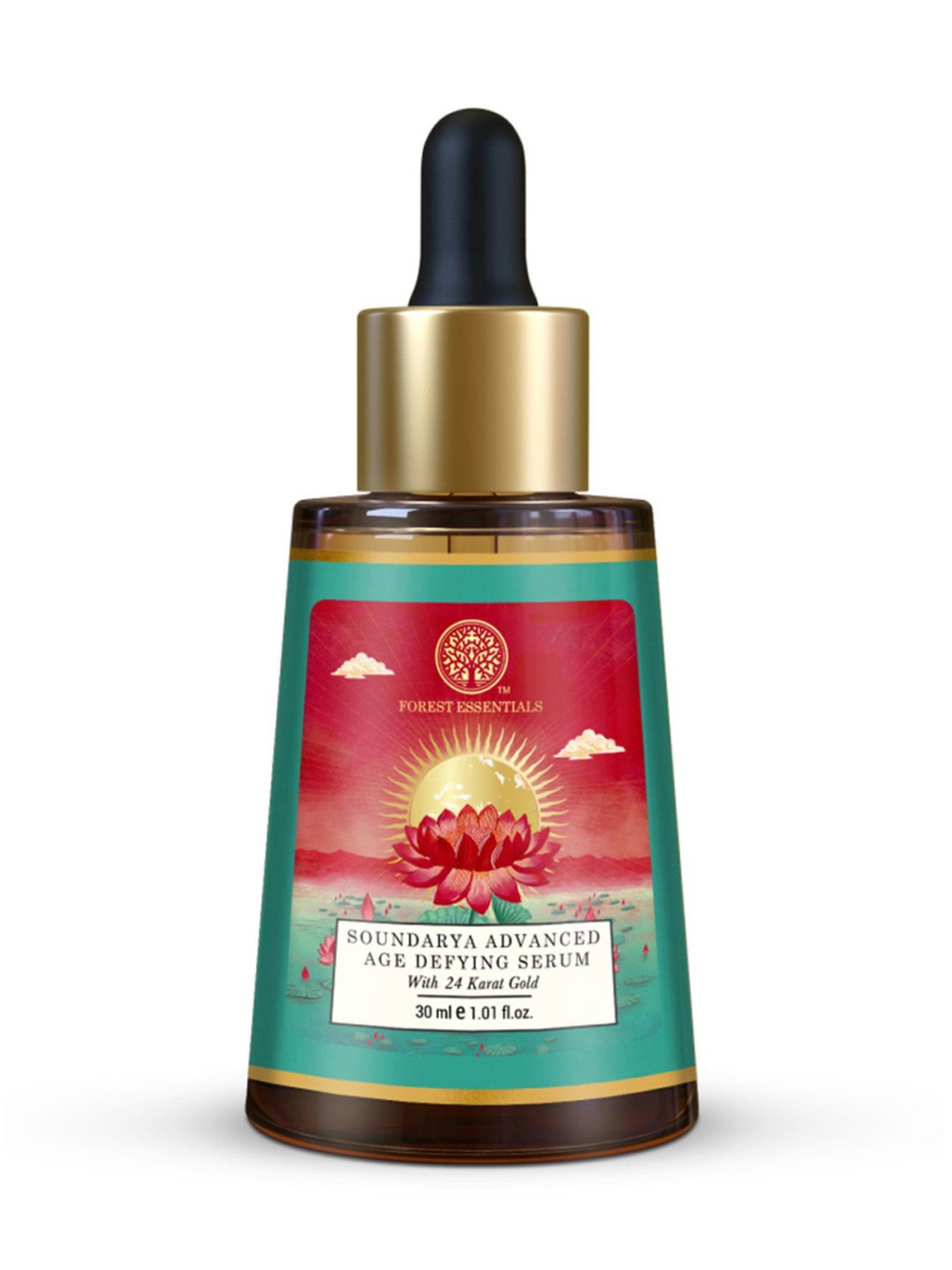 Forest Essentials Advanced Soundarya Age Defying Facial Serum with 24k Gold - 30 ml