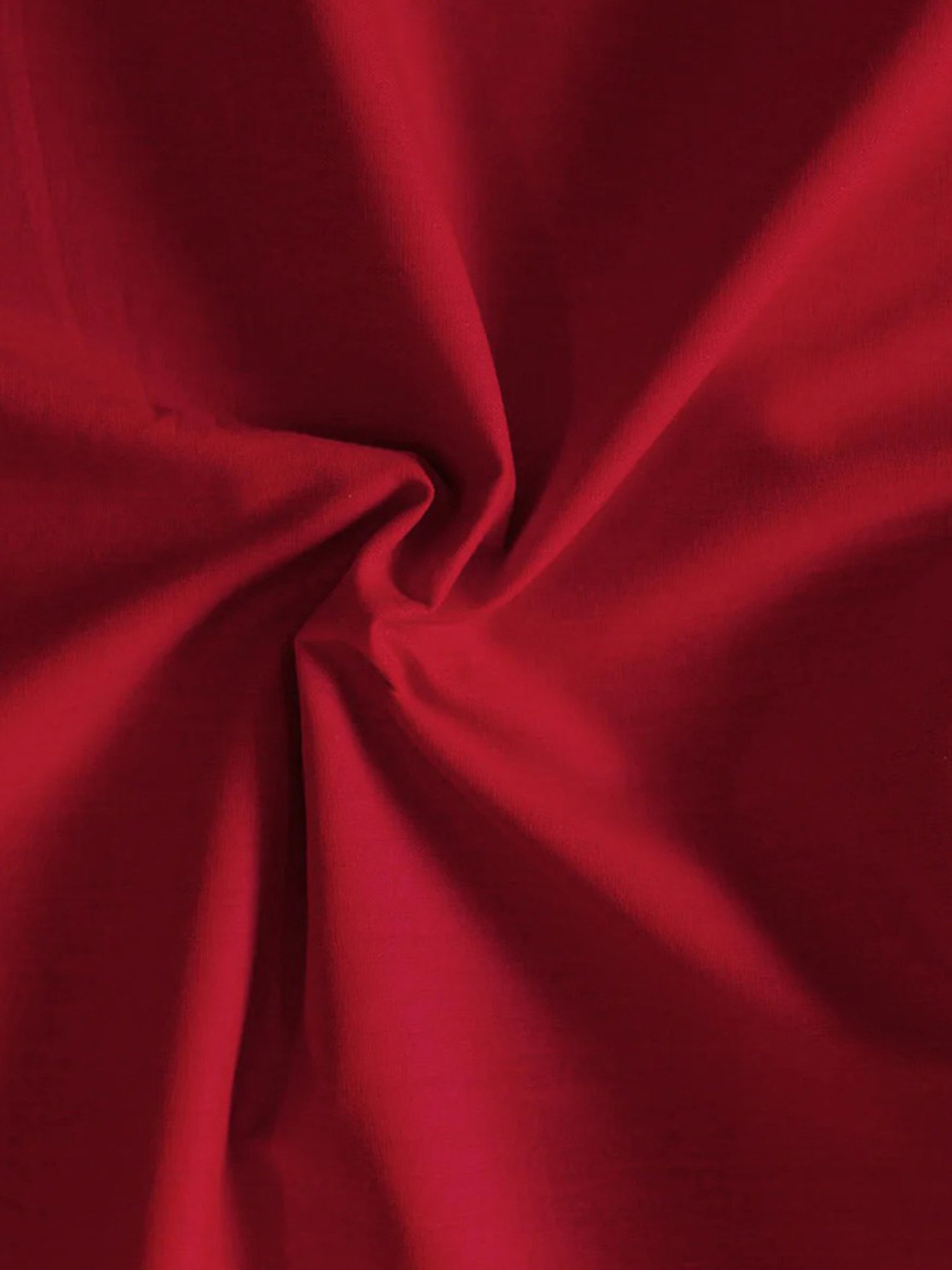 Stoa Paris Red Polyester 300 TC Double Bedsheet with 2 Pillow Covers