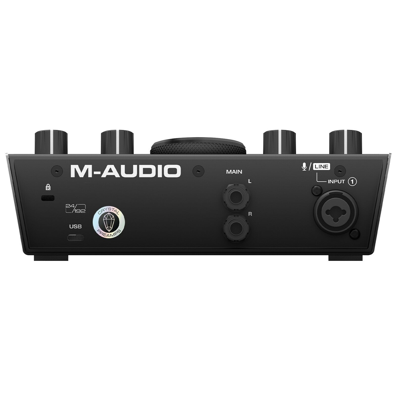 M-Audio AIR 192 | 4 USB USB Audio Recording Interface w 10' Yellow XLR Cables
