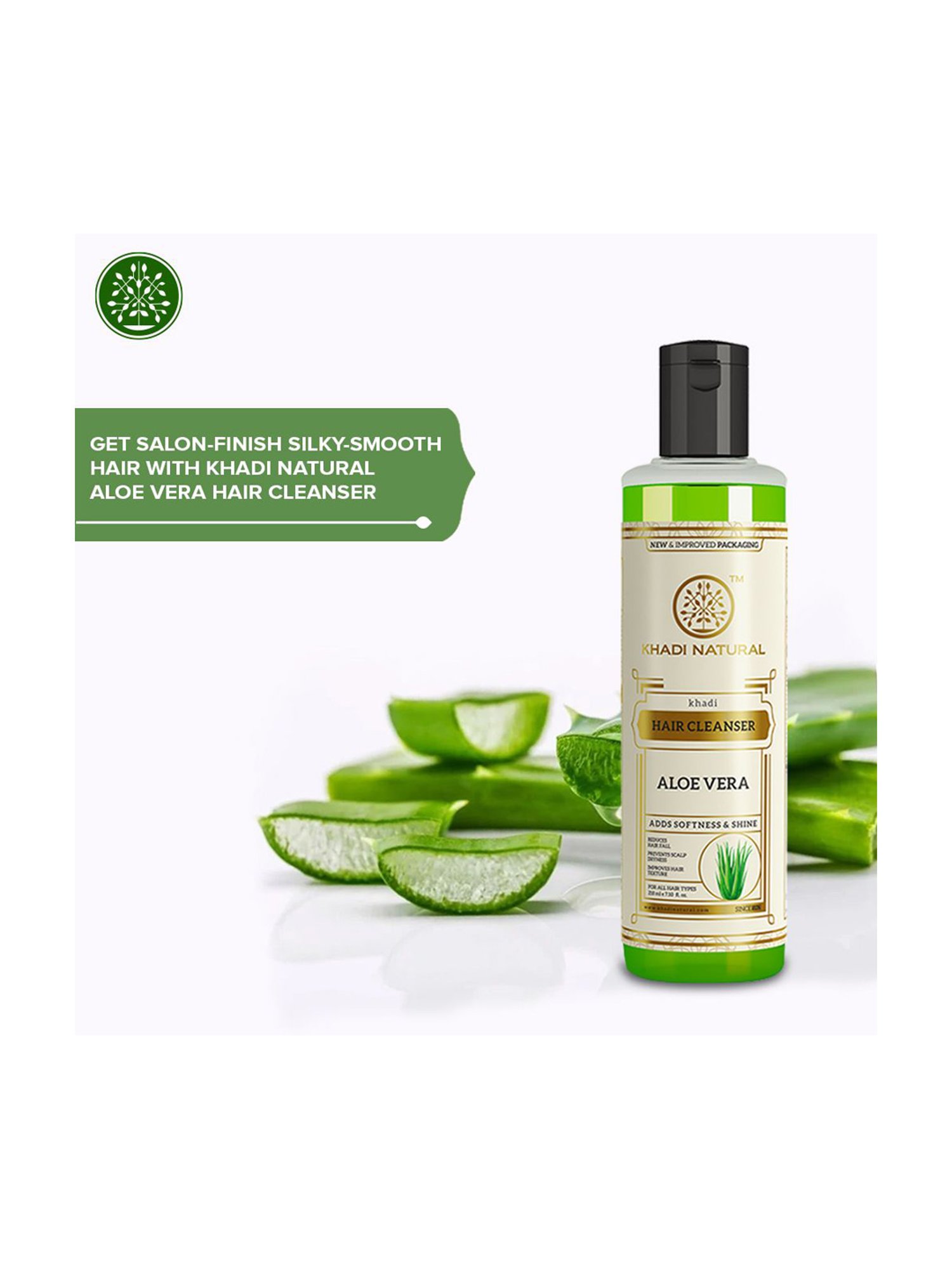 Khadi Natural Aloe Vera Hair Cleanser - 210 ml