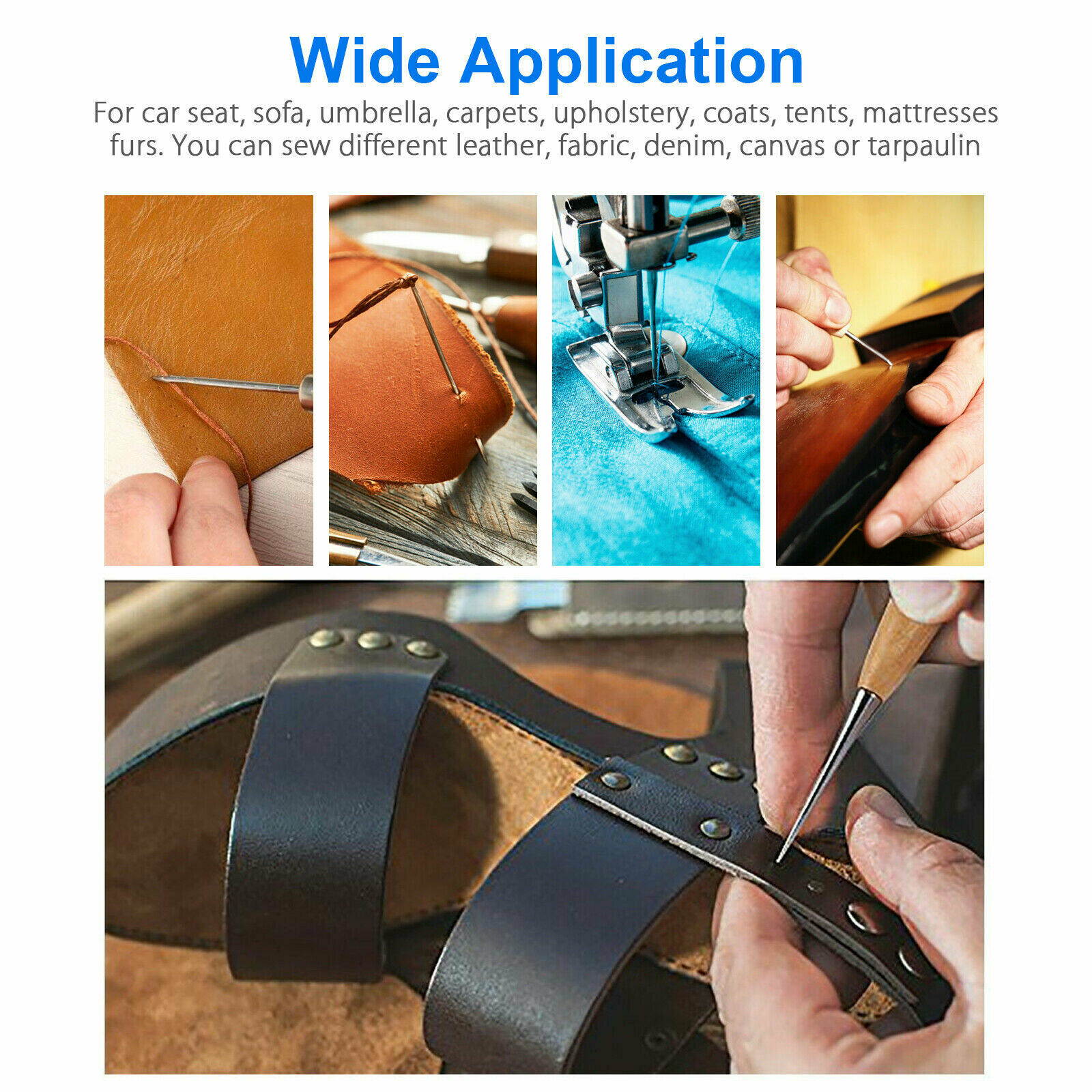 Leather Working Tools Repair Kit Sewing Craft Supplies Stitching Making Groover