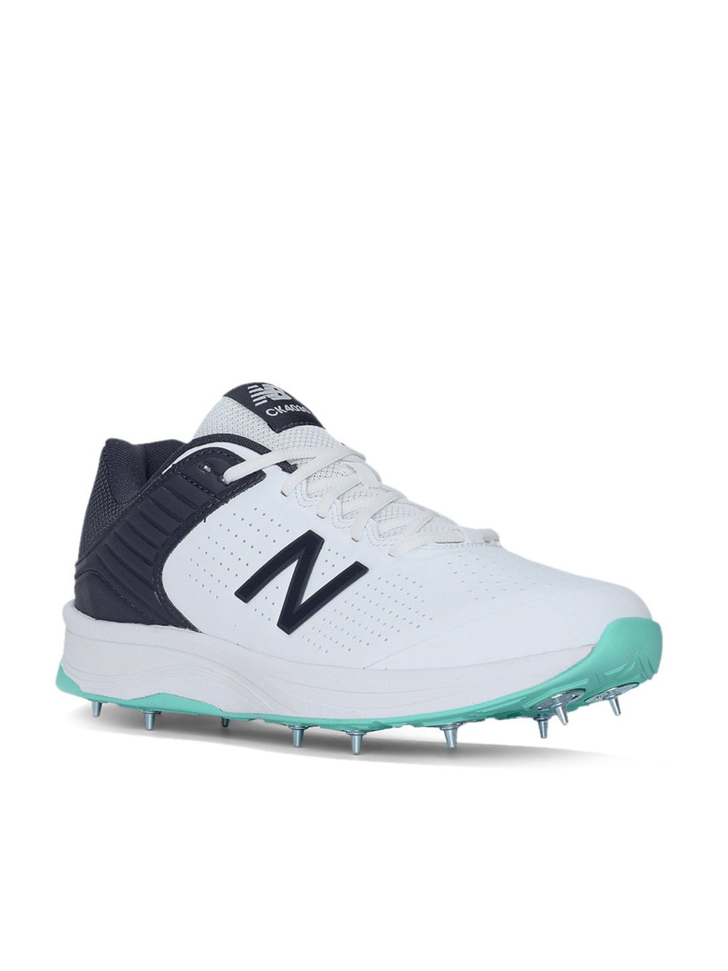 New Balance Men's 4030 White Cricket Shoes