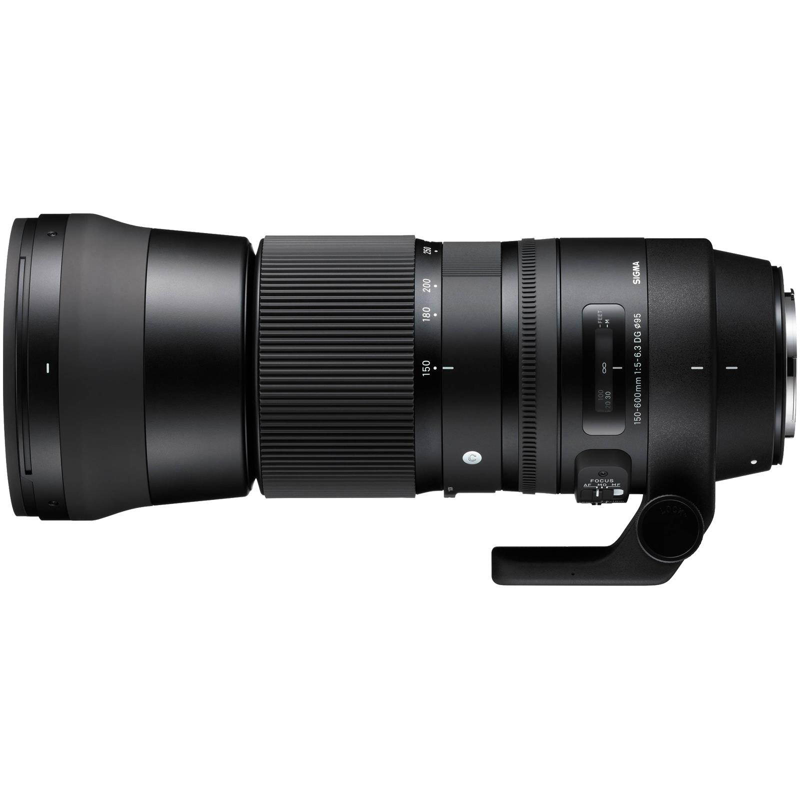 Sigma ZB954 150-600mm F5-6.3 DG HSM Contemporary Lens with 1.4X Tele-Converter Kit for Canon (Black)