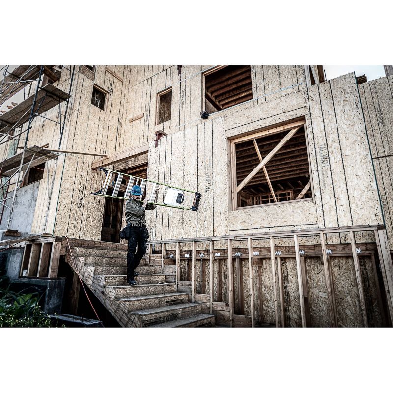 Little Giant Ladder Systems 6' ANSI type IA 300 lb fiberglass Stepladder with Ground Cue Apple Green