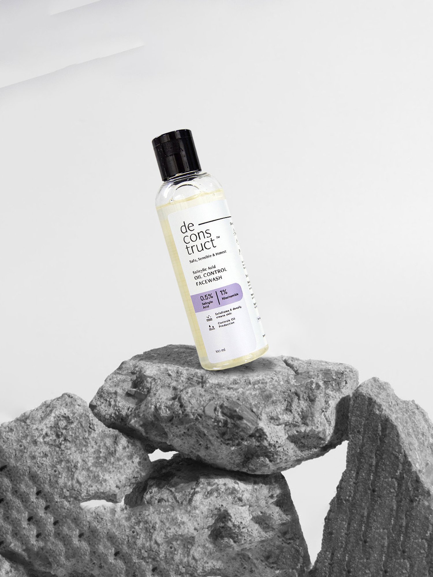 Deconstruct Salicylic Acid Oil Control Face Wash - 100 ml