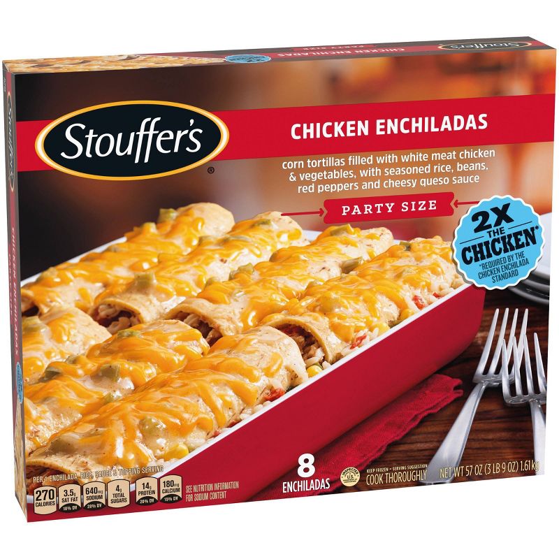 Stouffer's Frozen Chicken Enchiladas Party Size - 57oz - 8ct