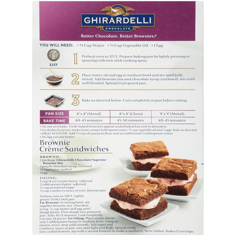 Ghirardelli Chocolate Supreme Brownie Mix - 18.75oz