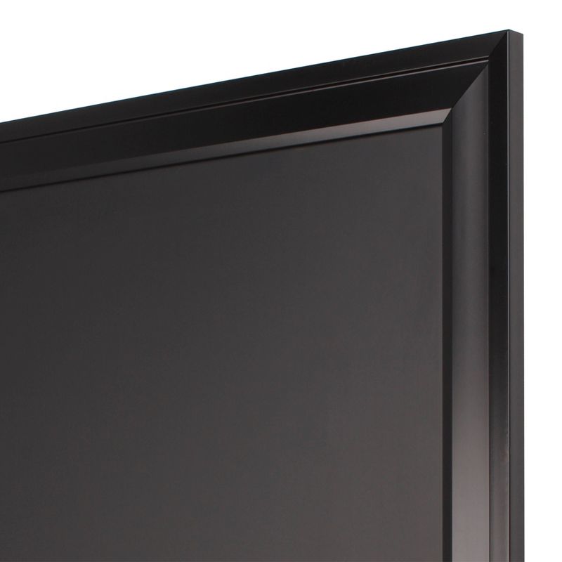 22" x 32" Cates Barn Door Wood Framed Chalkboard Rustic Brown - Kate and Laurel