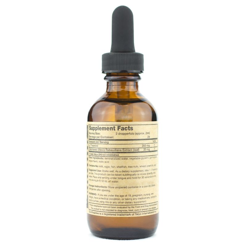 Svasthya Body & Mind L-Theanine Liquid-2 oz