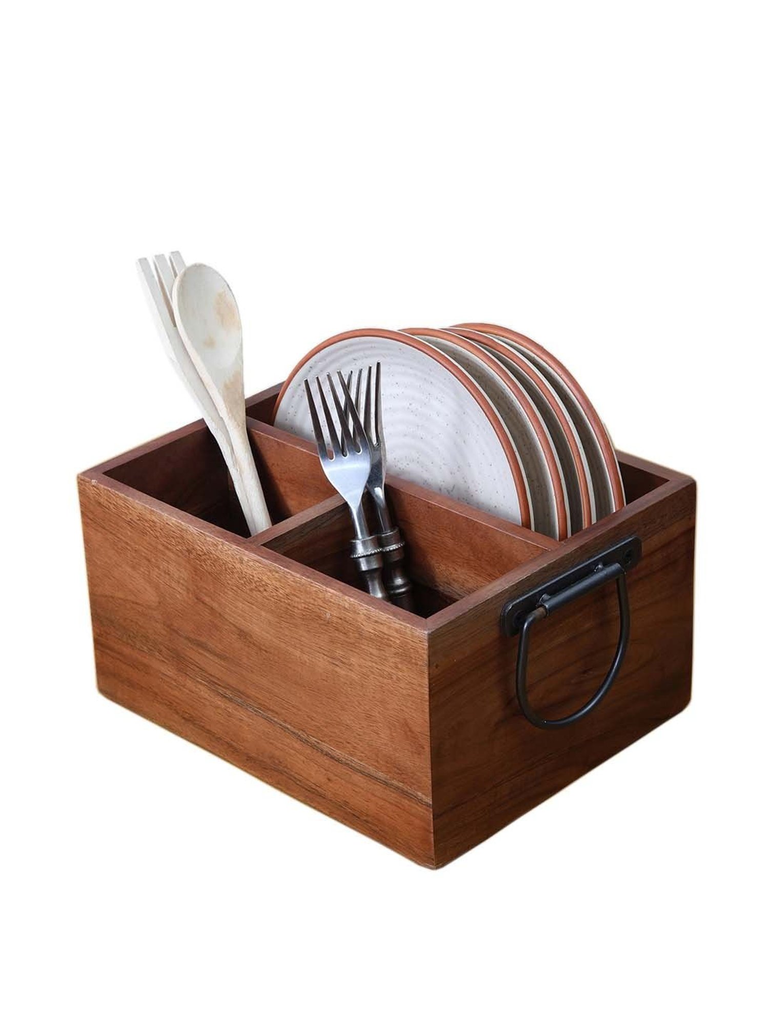 Home4U Iona Multi Wood Cutlery (2 Pcs)