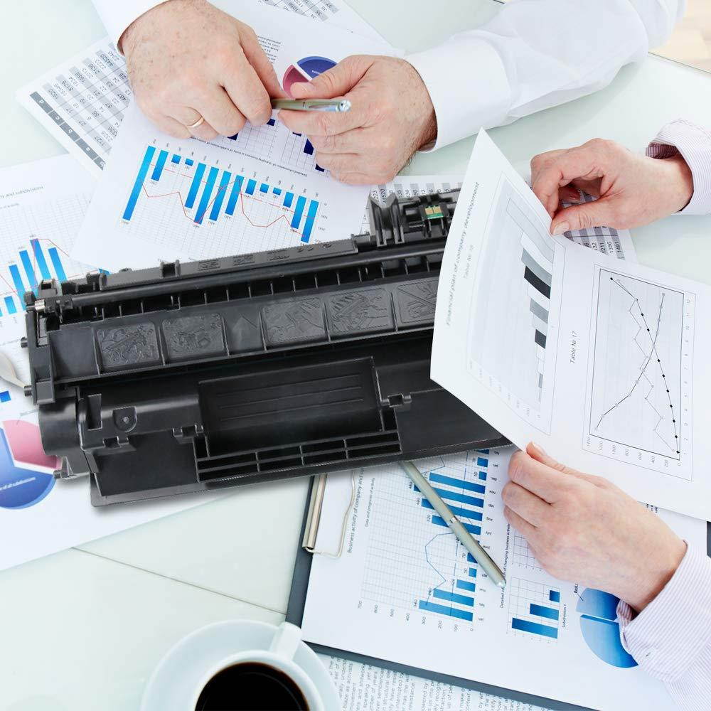 Allwork Compatible HP 80A CF280A 05A CE505A Toner Cartridge use for HP Laserjet P2035 P2055x P2055dn P2055d P2035n, HP Laserjet Pro 400 M401 M425 (Black, 1-Pack)