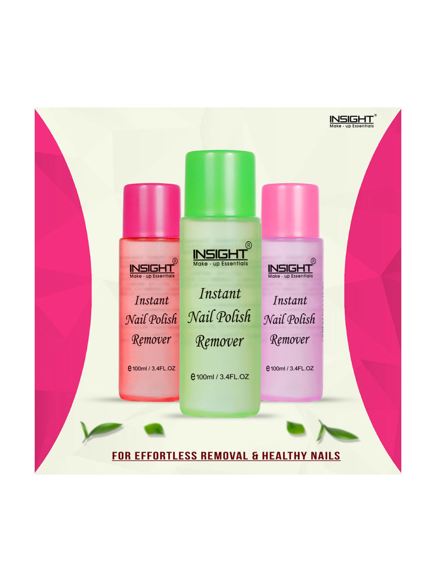 Insight Cosmetics Nail Polish Remover Strawberry - 100 ml