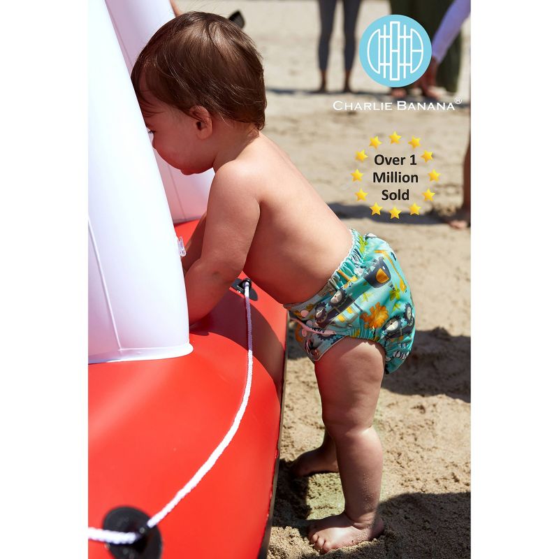 Charlie Banana Reusable All-in-One Diaper - Gone Safari