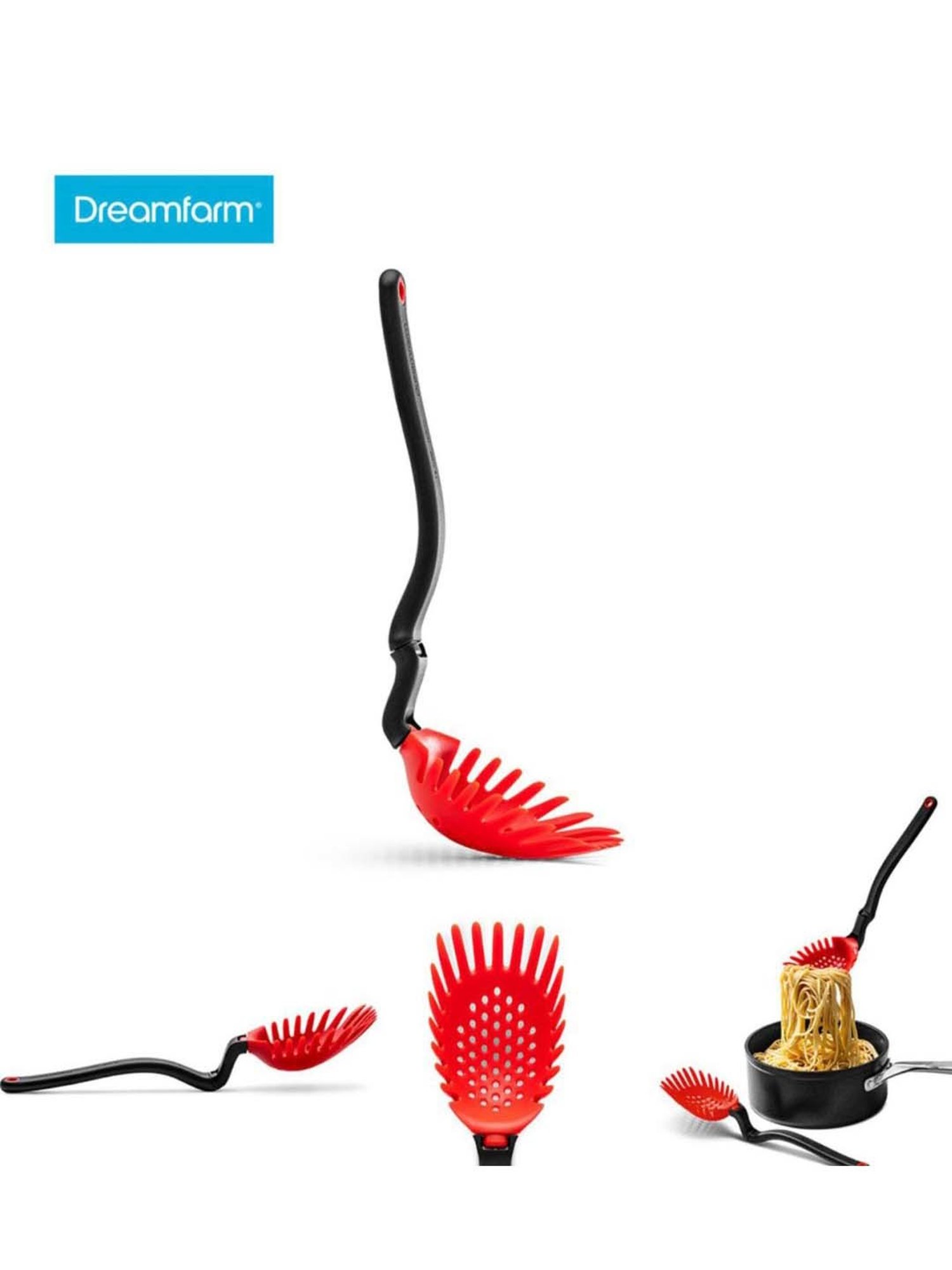 Dreamfarm Red Medium Holey Spadle