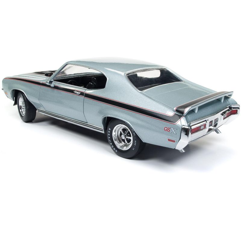 1971 Buick GSX "MCACN" Platinum Mist Metallic/ Silver Limited Edition to 1002 pieces 1/18 Diecast Model Car by Autoworld