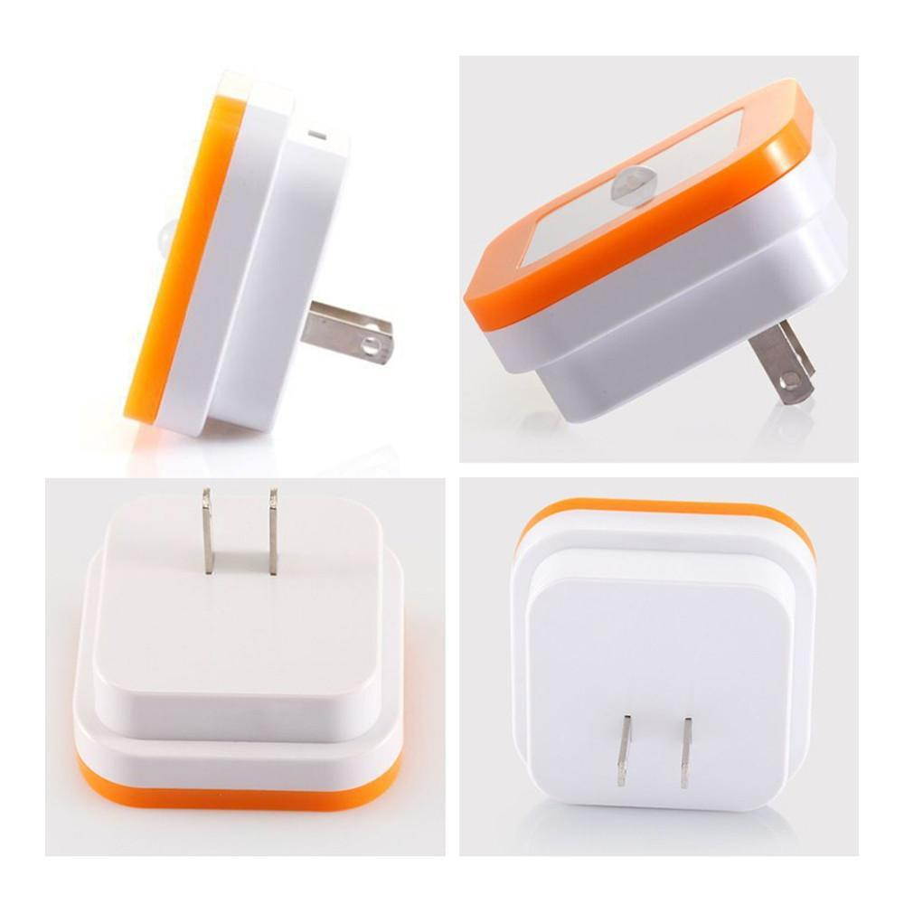 LED Body Induction Sensor Controlled Night Light ABS    White