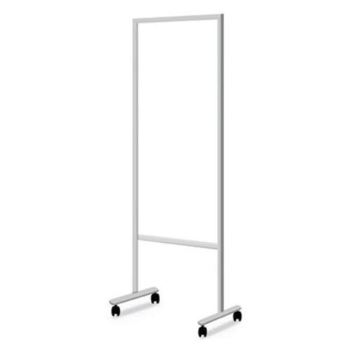 PLUS 428-160 Information Board, 20.2"w x 55.1"h, White, Aluminum Frame