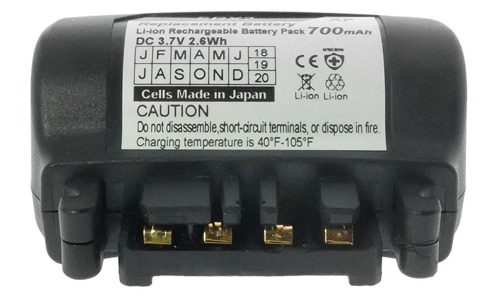 Replacement Battery for Vocollect SRX2 Wireless Headset: 700 mAh