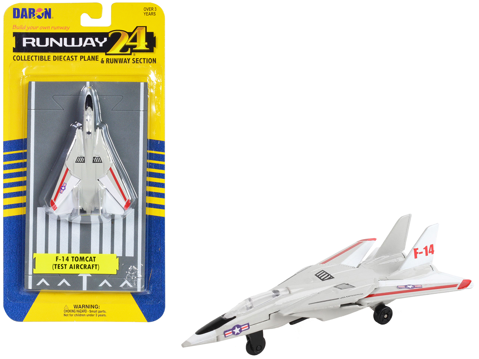 Grumman F-14B Tomcat Fighter Aircraft "VF-103 Jolly Rogers USS George Washington" (2000) United States Navy "Air Power Series" 1/72 Diecast Model by Hobby Master