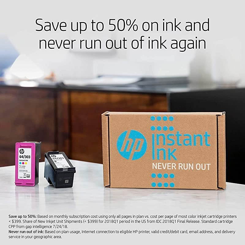 Tango Smart Wireless Printer (2RY54A) and Instant Ink $5 Prepaid Code