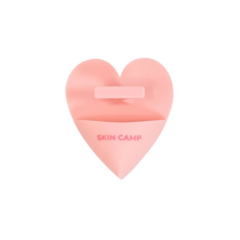 Skin Camp Silicone Heart Brush