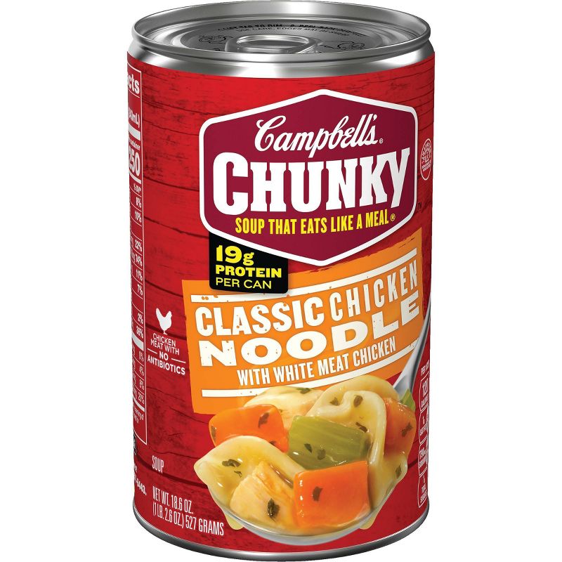 Campbell's Chunky Classic Chicken Noodle Soup 18.6oz