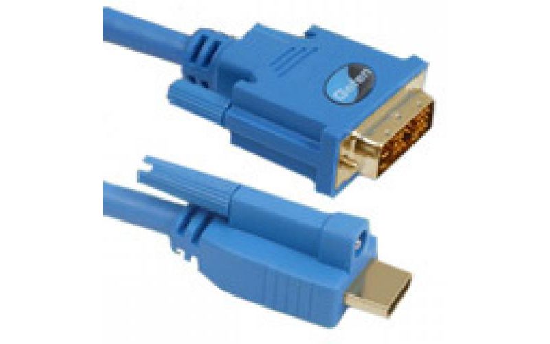 Gefen DVI to HDMI Locking Cable - DVI Male - Male HDMI - 6ft