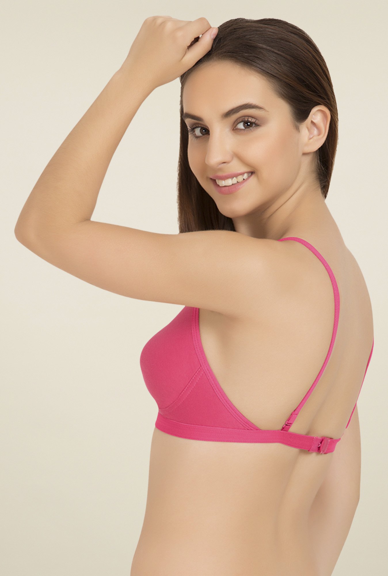 Tweens Baby Pink & Pink Non Padded T-Shirt Bra (Pack of 2)