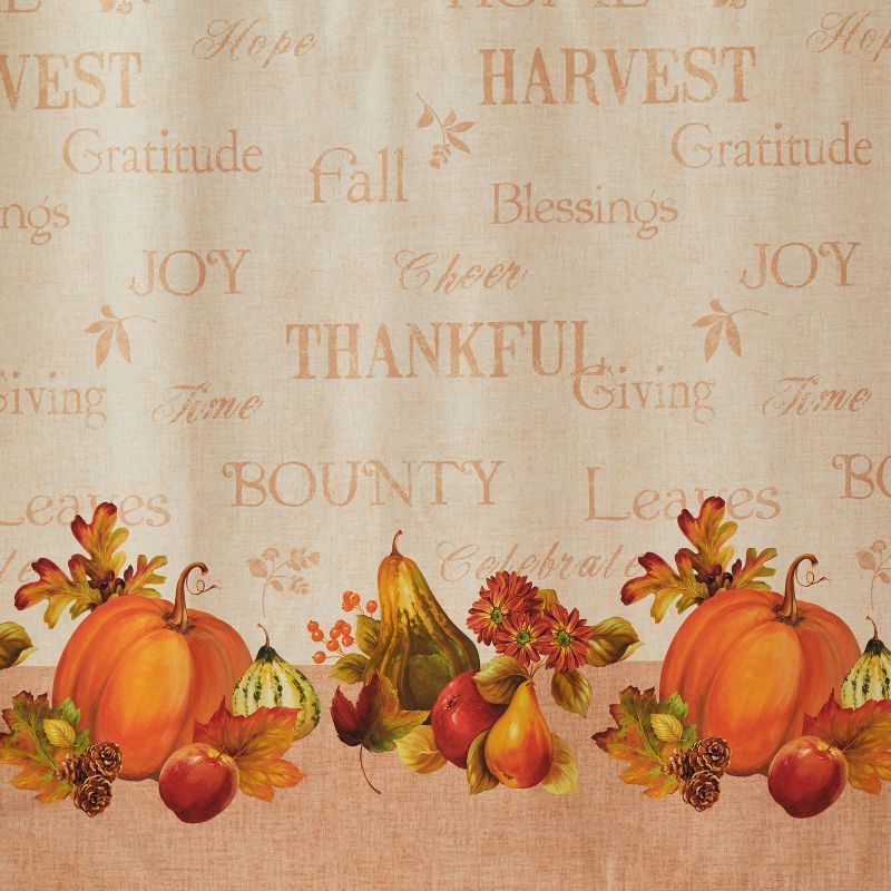 Harvest Bounty Shower Curtain Natural - SKL Home