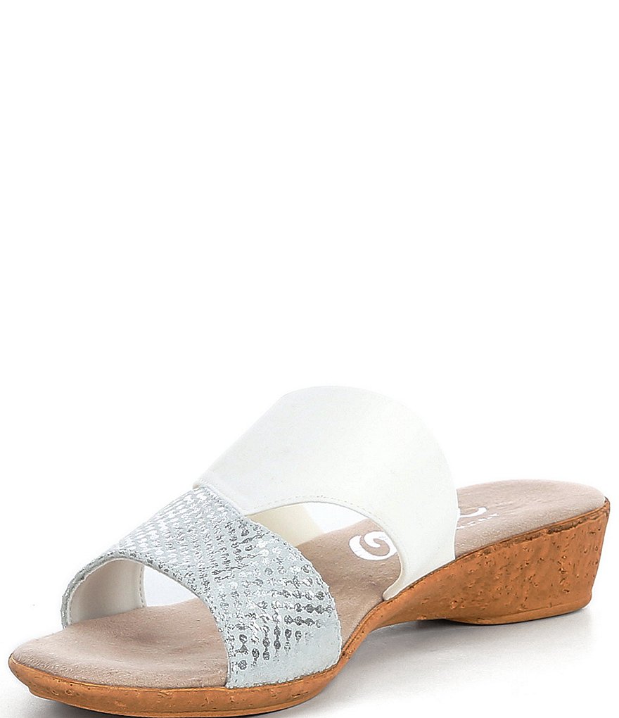 Onex Izabel Cork Wedge Slides