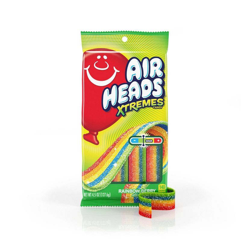 Airheads Extremes Rainbow Berry Sour Candy - 4.5oz