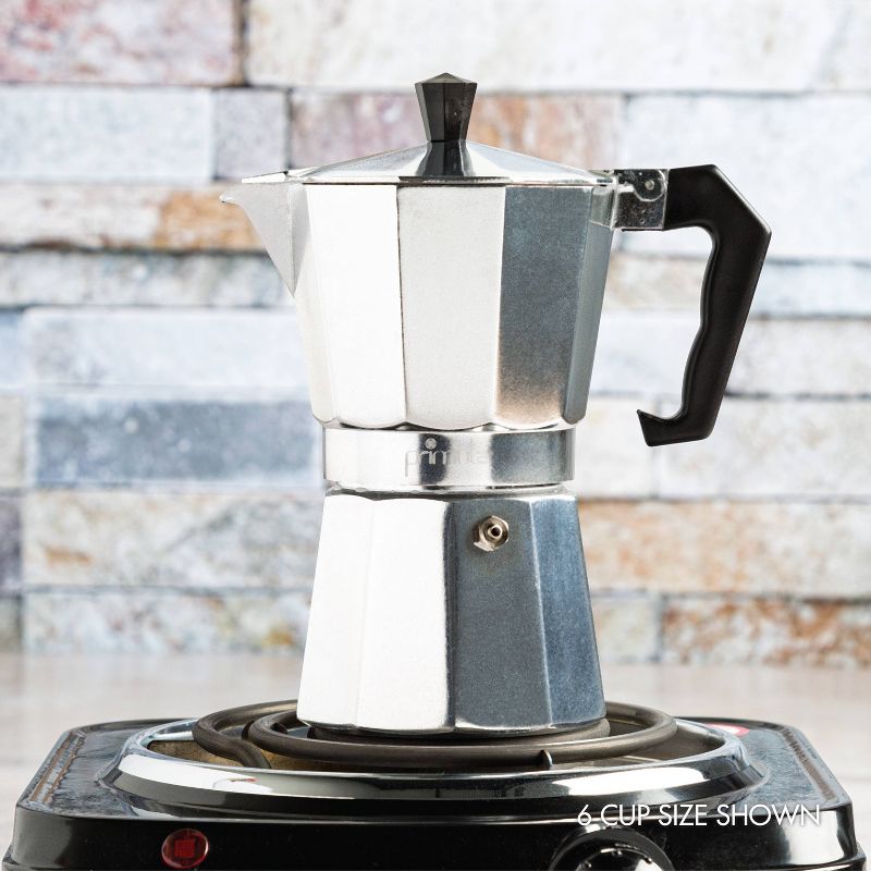 Primula 12-Cup Espresso Coffee Maker - Silver