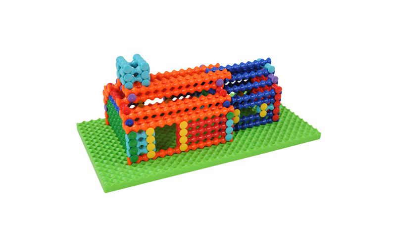 Popular Playthings Playstix Deluxe Building Set 211 Pcs