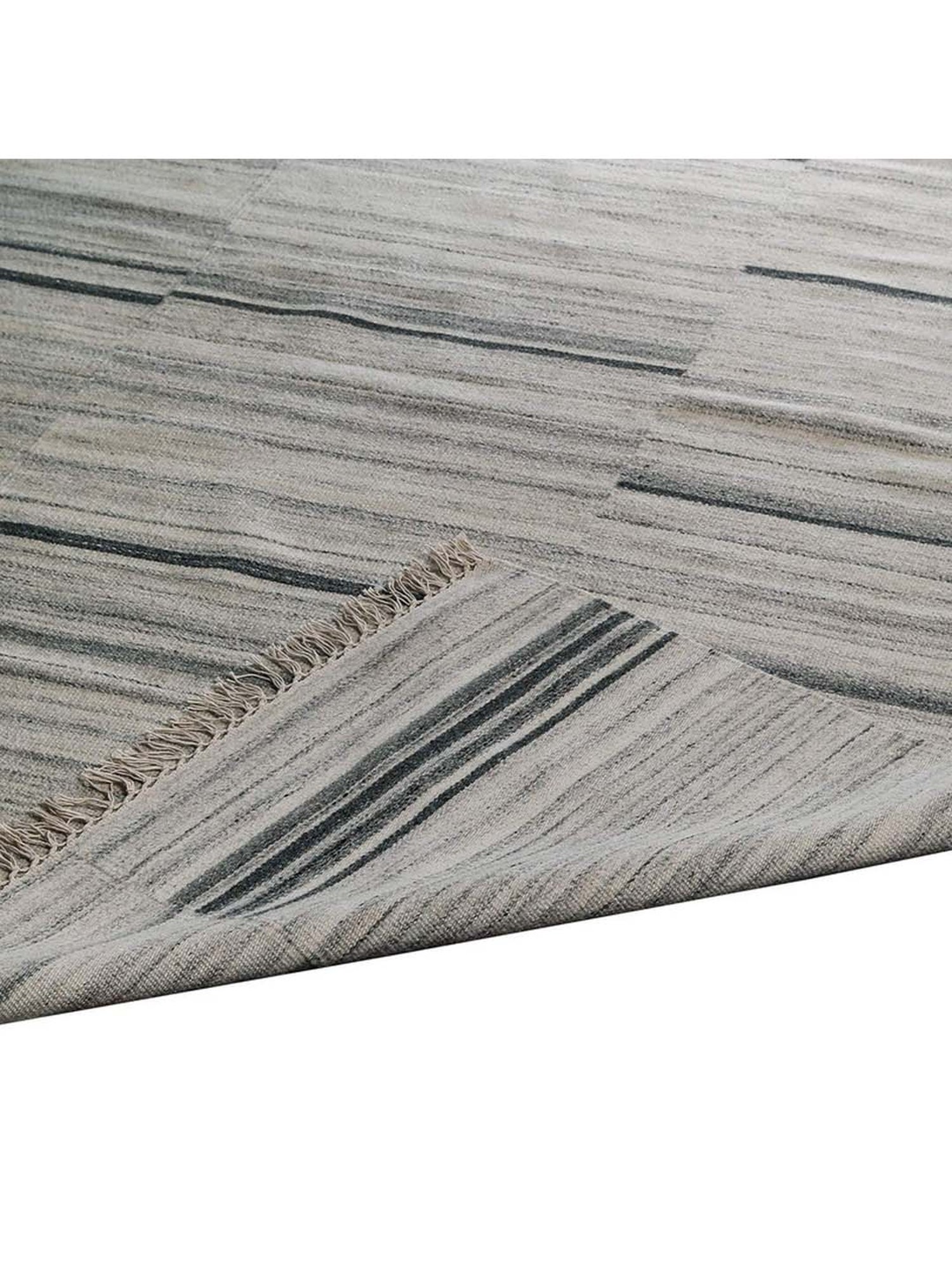 Pequra Beige & Grey Wool XL Carpet - Set of 1