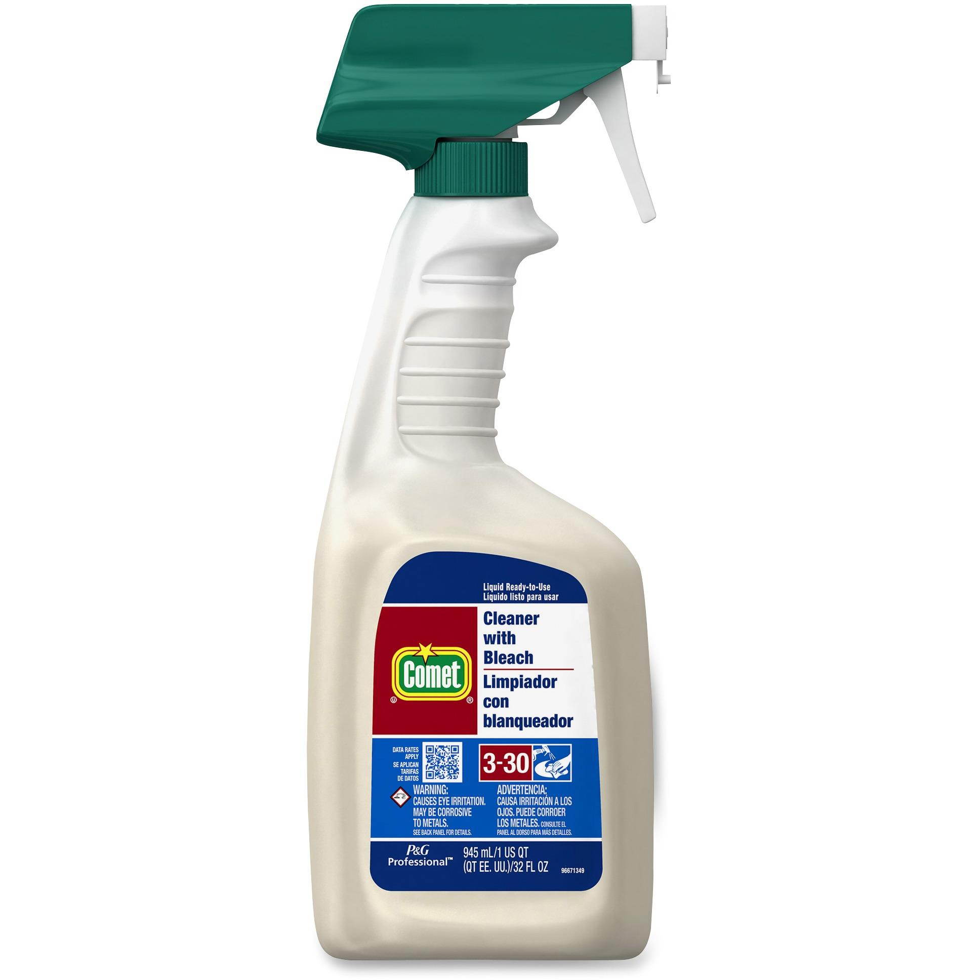 Procter & Gamble Comet Cleaner With Bleach Eliminates Mold/Mildew 32 oz Red