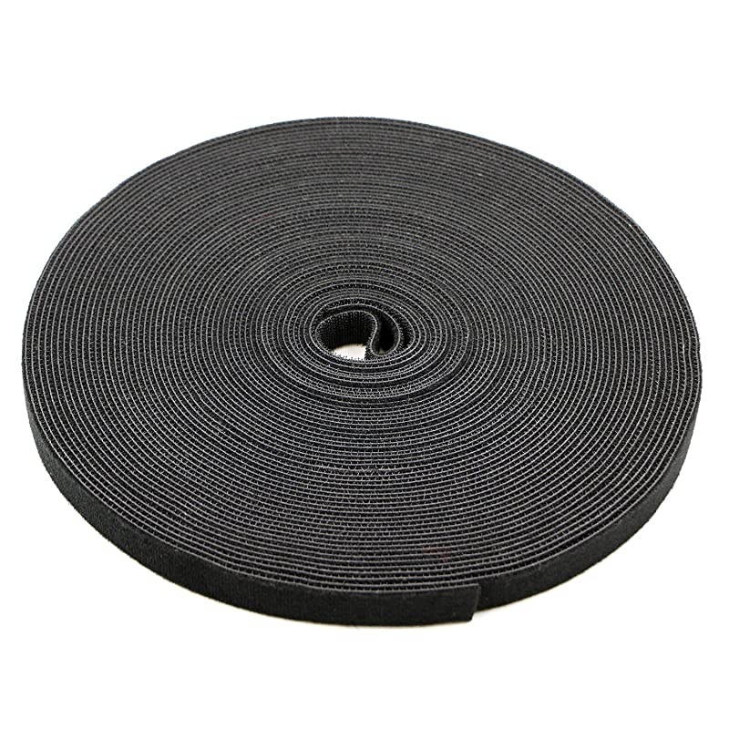 fastening tape Cable Tie Double Side Nylon Power Wire Management 34Inch 1 Roll Hook 25 Yards Style 2