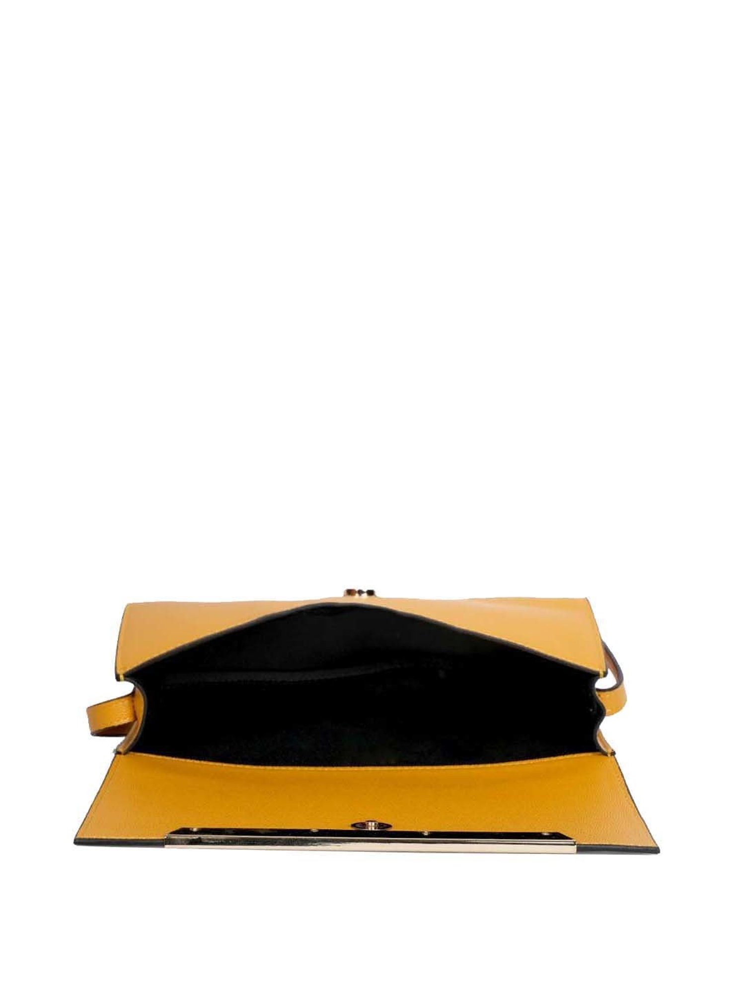 BELWABA Mustard Solid Small Sling Handbag