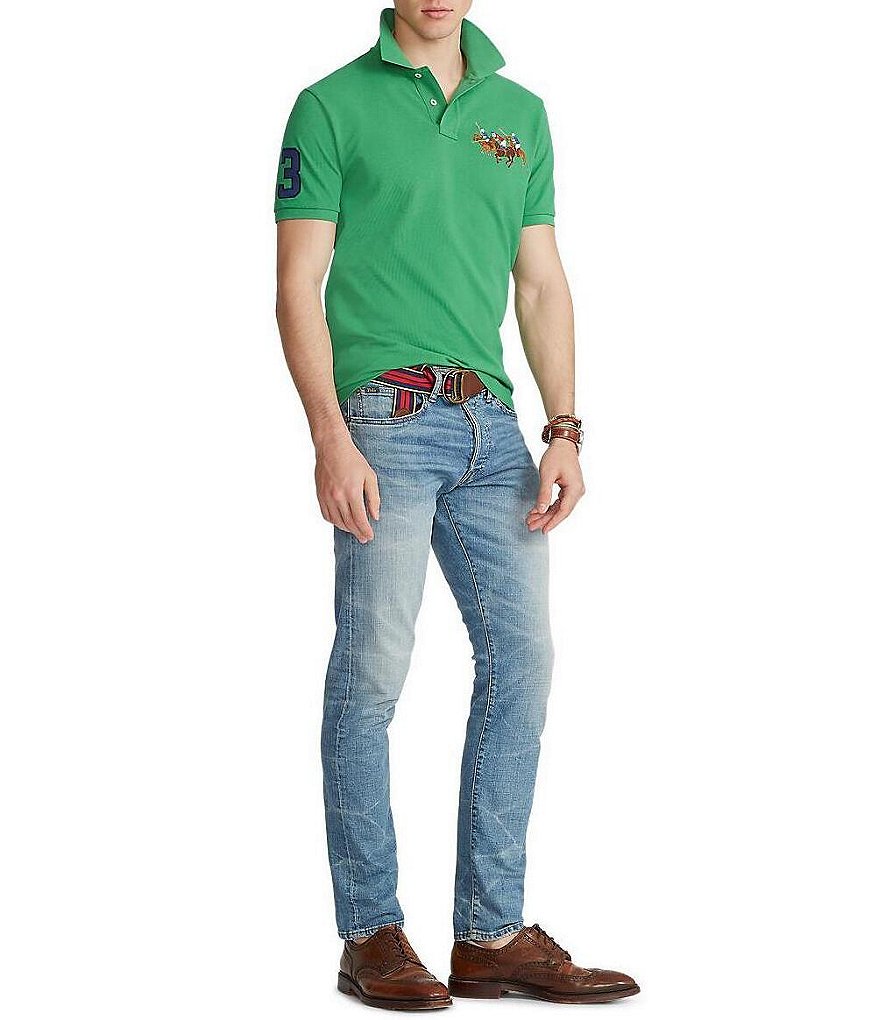 Cutter & Buck Big & Tall Prospect Textured Performance Stretch Short-Sleeve Polo Shirt