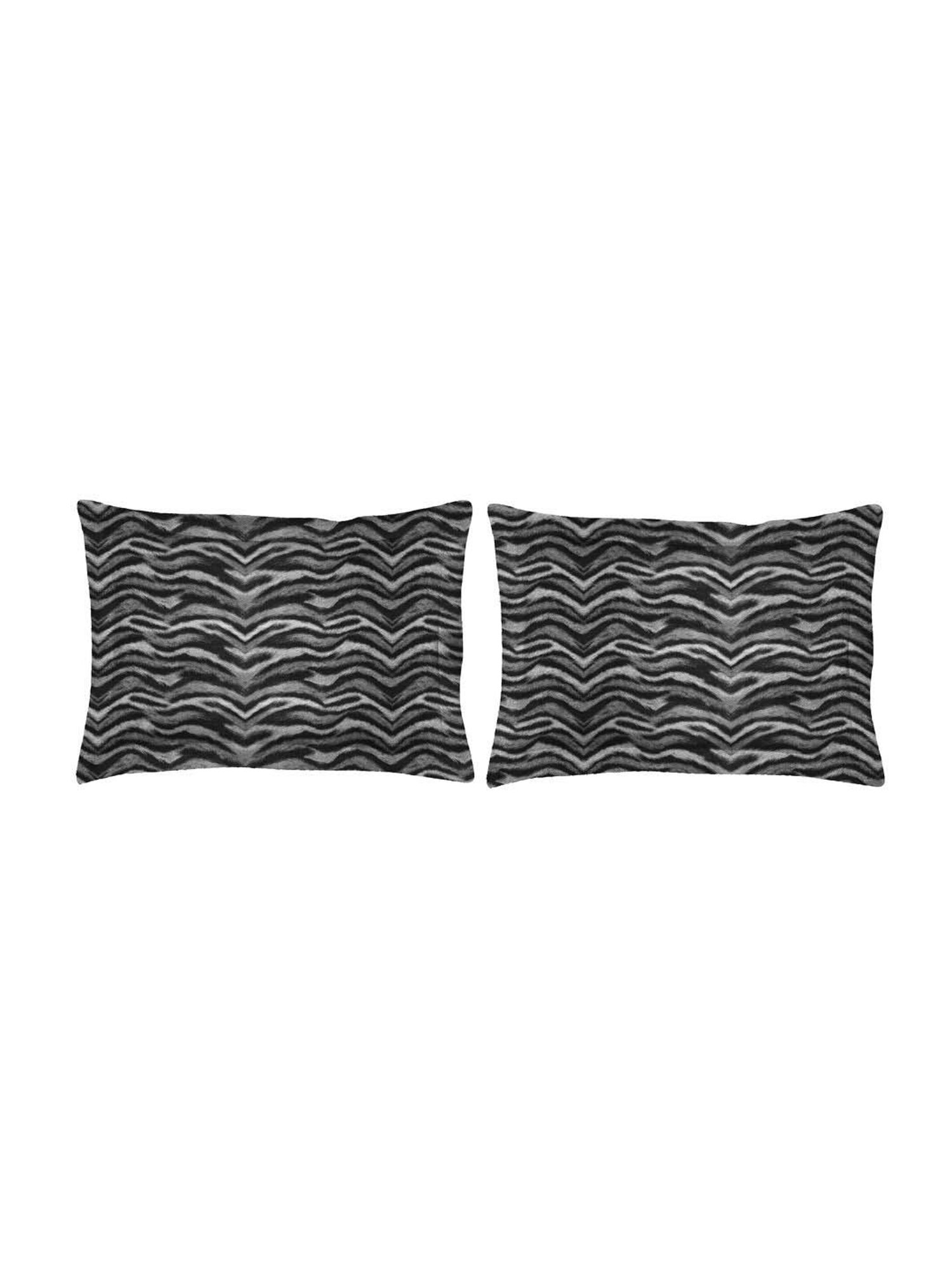 Boutique Living Untamed Grey Cotton 270 TC King Size Bed Sheet with Pillow Cover