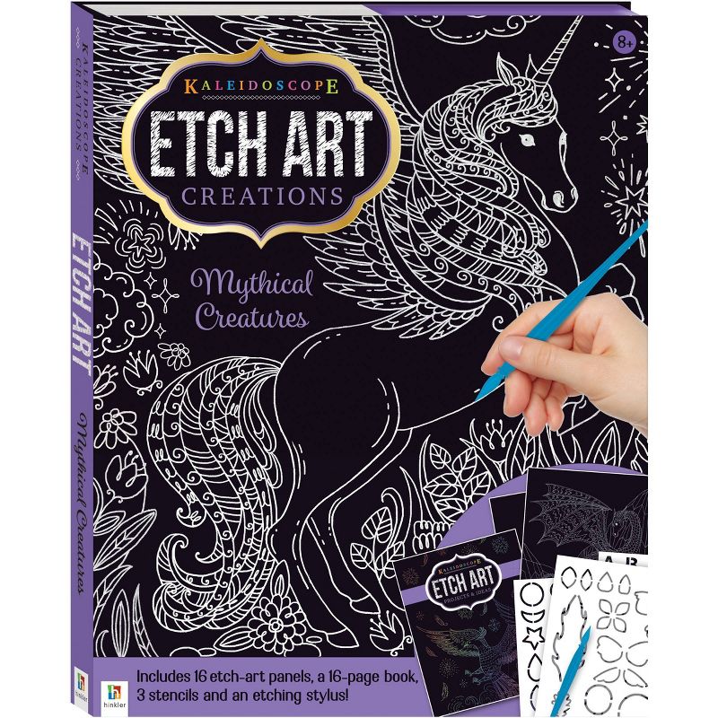 Kaleidoscope Etch Art Creations: Mythical Creatures - Hinkler Books