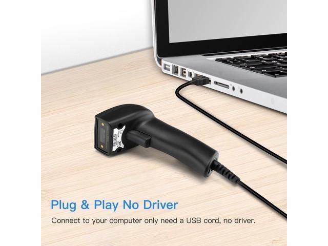 EY-006Y QR Barcode Scanner Portable Wired 1D 2D USB Bar Code Reader For Windows DataMatrix 2D Code Scanner PDF417