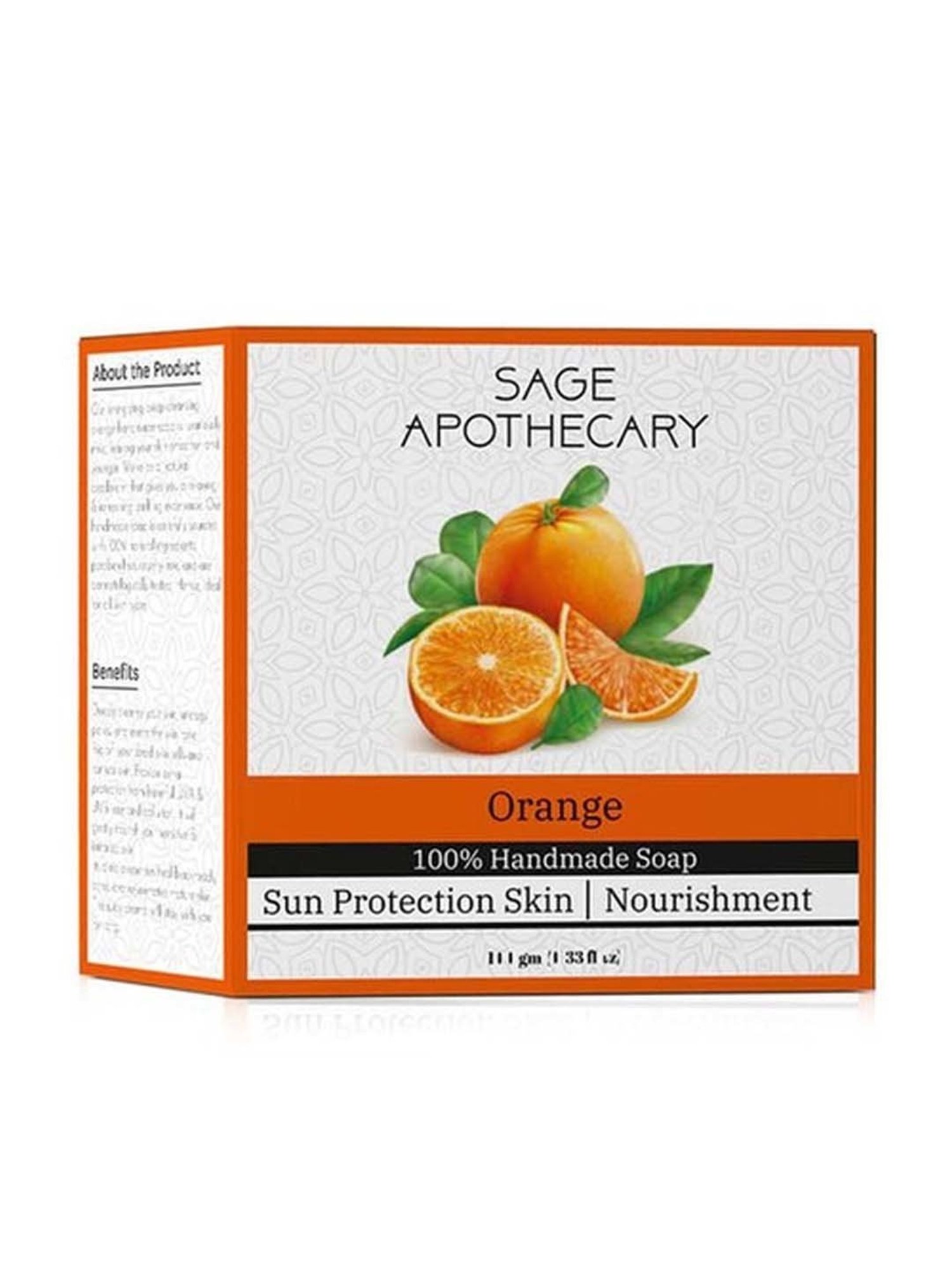 Sage Apothecary Orange Soap - 100 gm