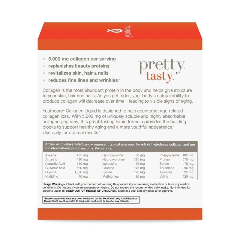 Youtheory Collagen Liquid - Berry - 12 fl oz