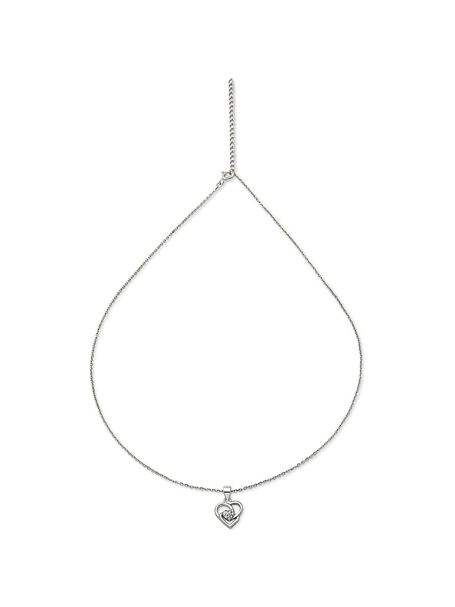 Silberry 92.5 Sterling Silver Adore Me Pendant Chain