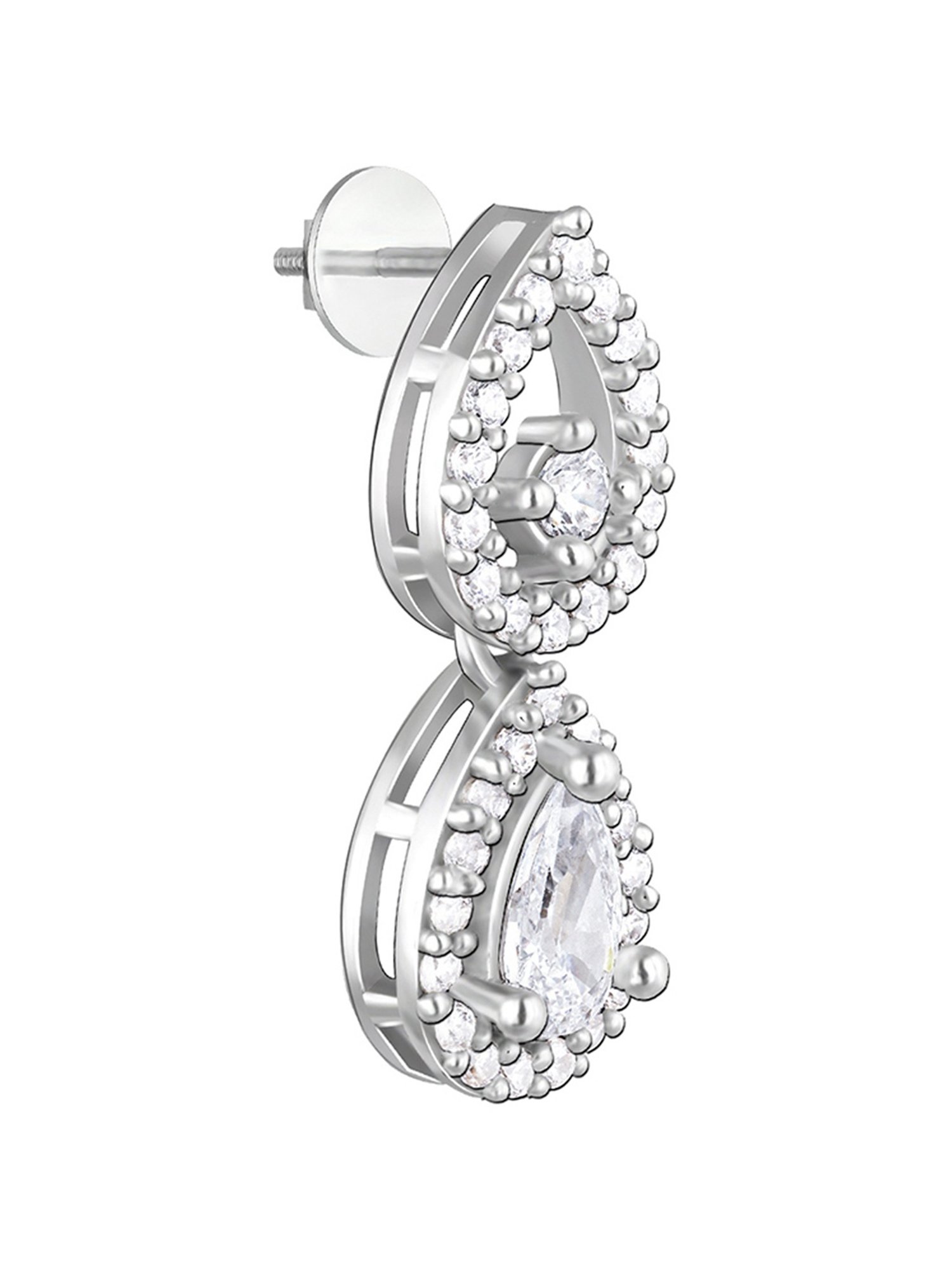 GIVA 92.5 Sterling Silver Alluring Drop Earrings