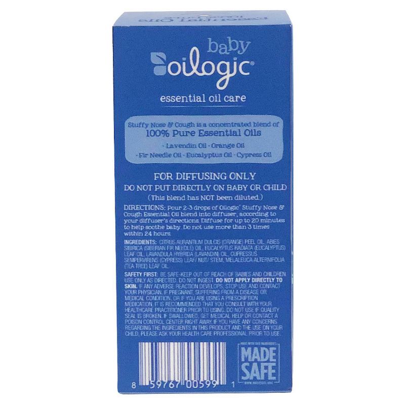 Oilogic Stuffy Nose & Cough Diffusing Oil - 0.17 fl oz