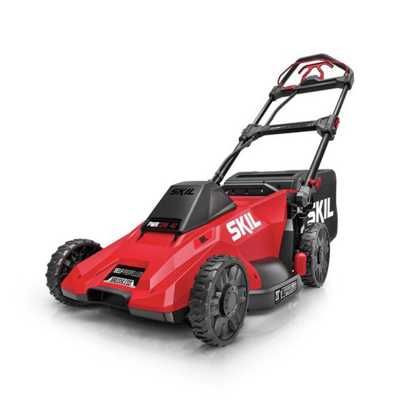 Skil SM4910-10 PWRCore 40 40V Brushless Lithium-Ion Self-Propelled 20 in. Cordless Mower Kit (5 Ah)