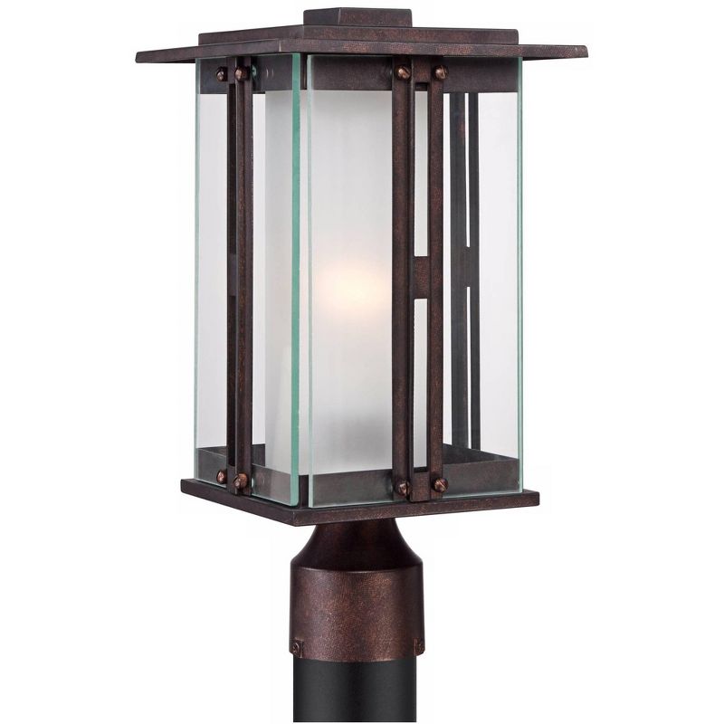 1 Light Outdoor Post Mount Black - Aurora Lighting